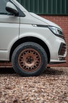New 17 Inch Navis Dura AT Wheels In Satin Bronze 1050kg VW Transporter T5 T6 5x120