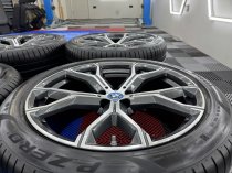 Used 21 Inch Genuine BMW G05 X5 Style 741 M Sport Alloy Wheels, Wide Rear, Delivery Miles Unmarked Inc Full Tread Pirelli Runflat Tyres And TPMS