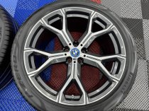 Used 21 Inch Genuine BMW G05 X5 Style 741 M Sport Alloy Wheels, Wide Rear, Delivery Miles Unmarked Inc Full Tread Pirelli Runflat Tyres And TPMS