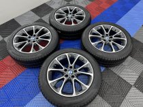 Used 19 Inch Genuine BMW Style 449 Alloy Wheels from F15/F16 X5/X6, Excellent Original Condition, Including Runflat Winter Tyres, 5x120
