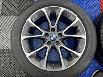 Used 19 Inch Genuine BMW Style 449 Alloy Wheels from F15/F16 X5/X6, Excellent Original Condition, Including Runflat Winter Tyres, 5x120