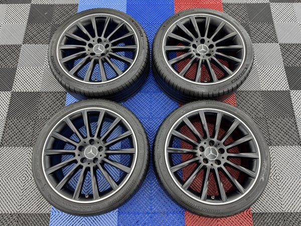 Used 19 Inch Genuine Mercedes C43 W205 AMG Multi Spoke Alloy Wheels Inc Tyres and TPMS