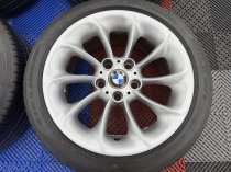 Used 17 Inch Genuine BMW Style 106 Turbine E46 Alloy Wheels, GC, Including Runflat Tyres, 5x120