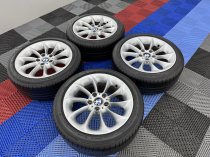 Used 17 Inch Genuine BMW Style 106 Turbine E46 Alloy Wheels, GC, Including Runflat Tyres, 5x120