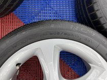 Used 17 Inch Genuine BMW Style 256 5 Spoke Alloy Wheels, Very Good Condition Inc Goodyear Runflat Tyres 5x120