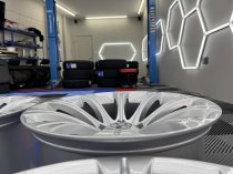NEW 19 INCH 166 E60 5M STYLE ALLOY WHEELS IN SILVER WITH VERY DEEP CONCAVE 10" REARS 5x120