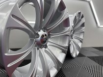 NEW 19 INCH 166 E60 5M STYLE ALLOY WHEELS IN SILVER WITH VERY DEEP CONCAVE 10" REARS 5x120