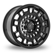 New 17 Inch AXE EX38 Alloy Wheels In Satin Black 1150kg VW Transporter T5 T6 5x120