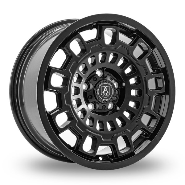 New 17 Inch AXE EX38 Alloy Wheels In Satin Black 1150kg VW Transporter T5 T6 5x120