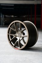 New 19 Inch 2Forge ZF8 Alloy Wheels In Matt Bronze, Rotary-Forged, Various Wider Rear Options BMW 5x120
