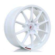 New 17 Inch 2Forge ZF8 Alloy Wheels In White, Rotary-Forged, Various Wider Rear Options