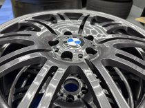 Used 19 Inch Genuine BMW Style 67M E46 M3 Alloy Wheels,In Gloss Gunmetal, Wide Rear, Fully Refurbished 5x120