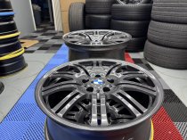 Used 19 Inch Genuine BMW Style 67M E46 M3 Alloy Wheels,In Gloss Gunmetal, Wide Rear, Fully Refurbished 5x120