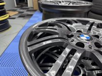 Used 19 Inch Genuine BMW Style 67M E46 M3 Alloy Wheels,In Gloss Gunmetal, Wide Rear, Fully Refurbished 5x120