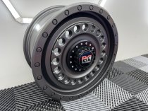 New 17 Inch Riviera Xtreme RXS3 Alloy Wheels In Gloss Gunmetal With Gunmetal Rivets 1100kg VW Transporter T5 T6 5x120