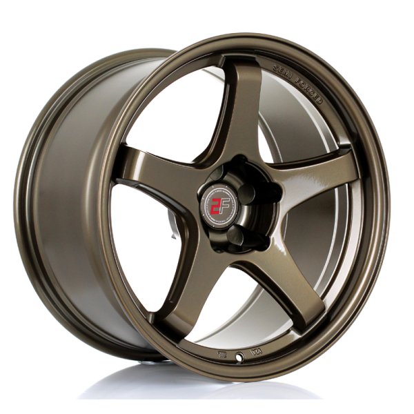 New 18 Inch 2Forge ZF7 Alloy Wheels In Gloss Bronze, Rotary-Forged, Various Wider Rear Options BMW 5x120