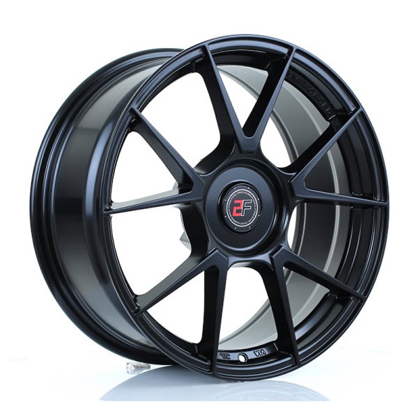 New 18 Inch 2Forge ZF6 Alloy Wheels In Matt Black, Rotary-Forged, Various Wider Rear Options