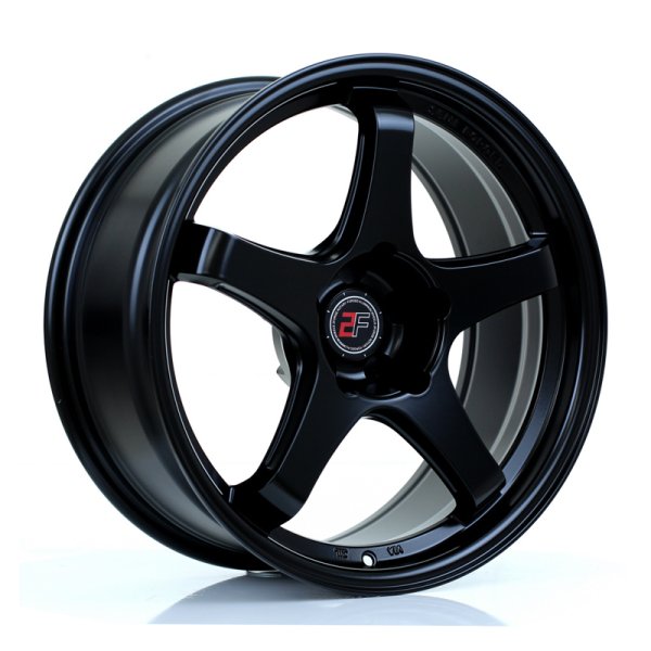 New 18 Inch 2Forge ZF7 Alloy Wheels In Matt Black, Rotary-Forged, Various Wider Rear Options