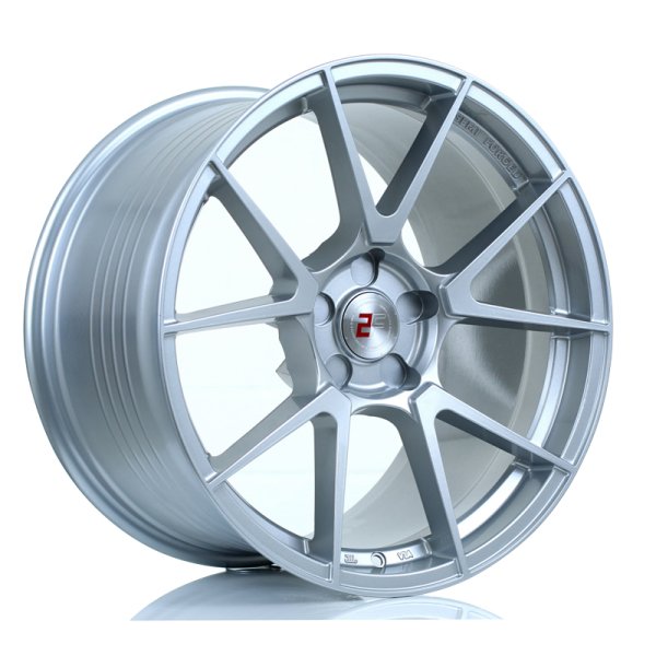 New 18 Inch 2Forge ZF6 Alloy Wheels In Silver, Rotary-Forged, Various Wider Rear Options