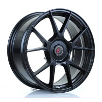 New 19 Inch 2Forge ZF6 Alloy Wheels In Matt Black, Rotary-Forged, Various Wider Rear Options BMW 5x120