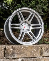 New 18 Inch 2Forge ZF5 Alloy Wheels In Gloss Silver, Rotary-Forged, Various Wider Rear Options
