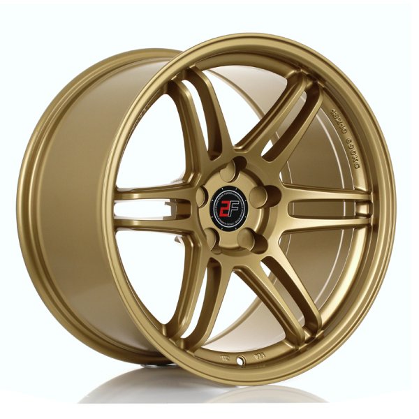 New 18 Inch 2Forge ZF5 Alloy Wheels In Gloss Gold, Rotary-Forged, Various Wider Rear Options