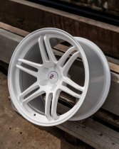 New 18 Inch 2Forge ZF5 Alloy Wheels In Gloss White, Rotary-Forged, Various Wider Rear Options BMW 5x120