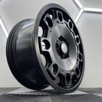 New 18 Inch AXE EX35 Alloy Wheels In Satin Black Load Rated 1050KG VW Transporter T5 T6 5x120