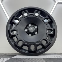 New 18 Inch AXE EX35 Alloy Wheels In Satin Black Load Rated 1050KG VW Transporter T5 T6 5x120