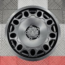 New 18 Inch AXE EX35 Alloy Wheels In Satin Black Load Rated 1050KG VW Transporter T5 T6 5x120