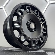New 18 Inch AXE EX35 Alloy Wheels In Satin Black Load Rated 1050KG VW Transporter T5 T6 5x120