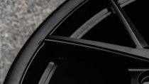 New 20 Inch Riviera RF1 Alloy Wheels in Matt Black with Gloss Black Lip, Deeper Concave 10" Rears 5x112