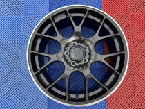 New 19 Inch CH-R BB Motorsport Style Alloy Wheels In Satin Black With Polished lip 5x112