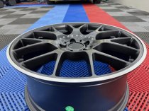 New 19 Inch CH-R BB Motorsport Style Alloy Wheels In Satin Black With Polished lip 5x112