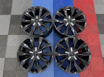 New 18 Inch Springfield Style Alloy Wheels In Gloss Black VW Transporter T5 T6 1250Kg Load Rating 5x120