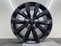 New 18 Inch Springfield Style Alloy Wheels In Gloss Black VW Transporter T5 T6 1250Kg Load Rating 5x120