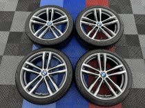 Used 19 Inch Genuine BMW Style 704 M Sport Alloy Wheels, Fully Refurbished, Wide Rear, Including VG Pirelli Runflat Tyres