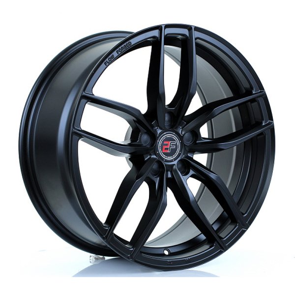 New 19 Inch 2Forge ZF3 Alloy Wheels In Matt Black, Rotary-Forged, Various Wider Rear Options