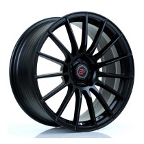New 19 Inch 2Forge ZF1 Alloy Wheels In Matt Black, Rotary-Forged, Various Wider Rear Options