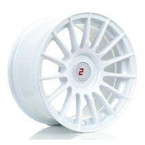 New 19 Inch 2Forge ZF1 Alloy Wheels In White, Rotary-Forged, Various Wider Rear Options