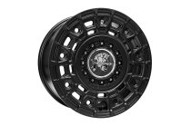 New 17 Inch Tomahawk Yakama Alloy Wheels In Matt Black 955kg VW Transporter T5 T6 5x120