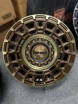 New 17 Inch Tomahawk Yakama Alloy Wheels In Satin Bronze / Bronze Tint 955kg VW Transporter T5 T6 5x120