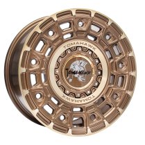 New 17 Inch Tomahawk Yakama Alloy Wheels In Satin Bronze / Bronze Tint 955kg VW Transporter T5 T6 5x120