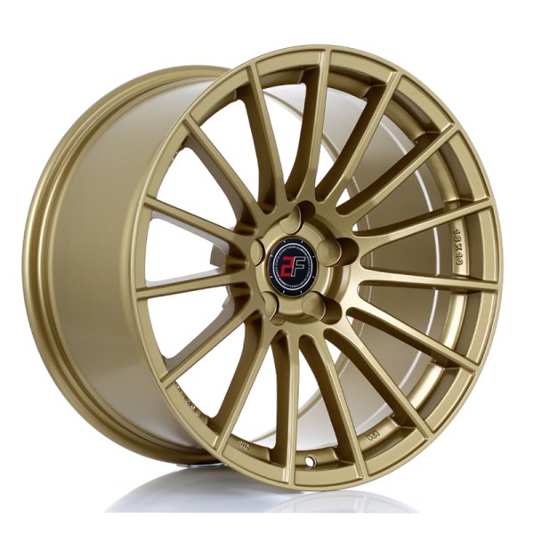 New 15 Inch 2Forge ZF1 Alloy Wheels In Gold, Rotary-Forged, Various Wider Rear Options