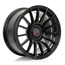 New 17 Inch 2Forge ZF1 Alloy Wheels In Gloss Black, Rotary-Forged, Various Wider Rear Options