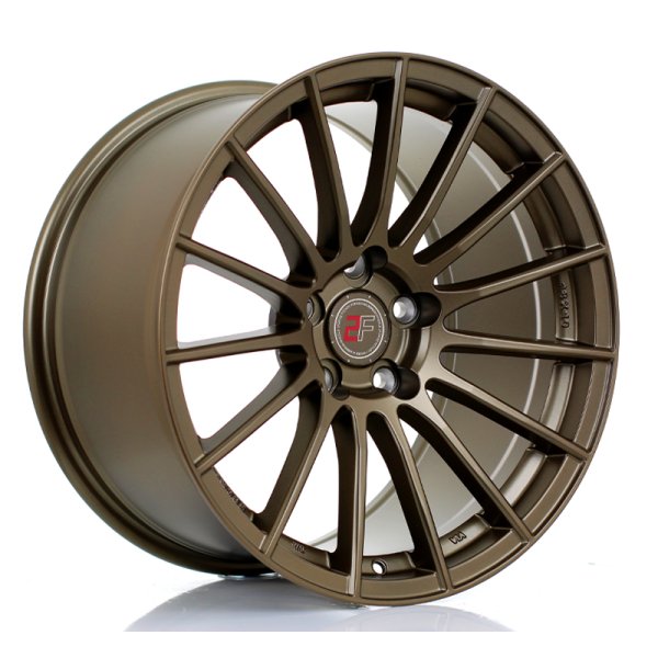 New 18 Inch 2Forge ZF1 Alloy Wheels In Matt Bronze, Rotary-Forged, Various Wider Rear Options BMW 5x120