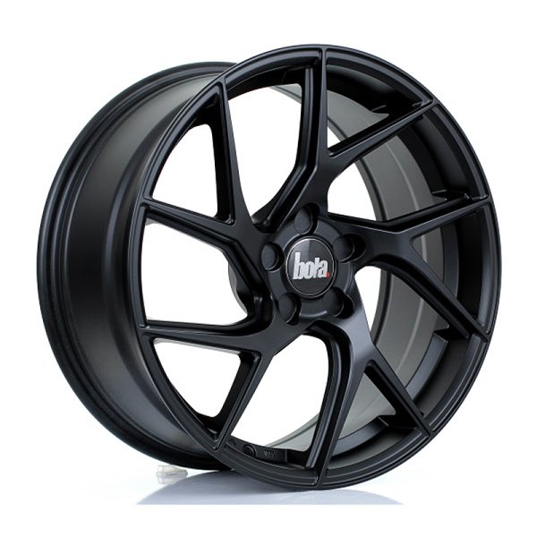New 19 Inch Bola FLA Alloy Wheels In Matt Black, Flow Formed, BMW 5x120