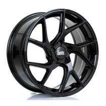 New 19 Inch Bola FLA Alloy Wheels In Gloss Black, Flow Formed, BMW 5x120