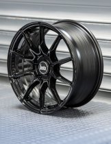 New 18 Inch Bola FLB Alloy Wheels In Gloss Black, Flow Formed, BMW 5x120