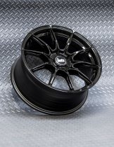 New 17 Inch Bola FLB Alloy Wheels In Gloss Black, Flow Formed, BMW 5x120